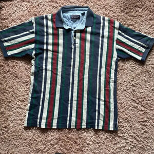 Roundtree & Yorke Striped Polo Shirt